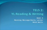 TELS 2: YL Reading & Writing