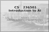 CS236501 Introduction to AI