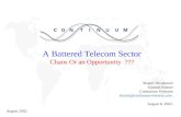 A Battered Telecom Sector Chaos Or an Opportunity  ??? Shastri Divakaruni General Partner