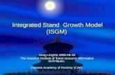 Integrated Stand  Growth Model (ISGM)