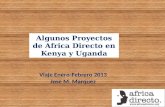 Algunos Proyectos de Africa Directo en Kenya y Uganda