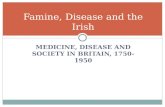 Famine, Disease and the Irish