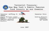 Terrorist Treasury:  How New York’s Public Pension Fund Invests in our Enemies