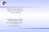 Indexing the Species Names of the World - for the World