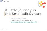 A Little Journey in the Smalltalk Syntax