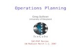 Operations Planning