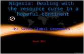 Nigeria: Dealing with  the resource curse in a hopeful continent