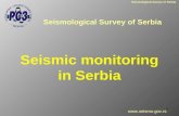 Seismic monitoring in Serbia