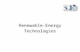 Renewable-Energy Technologies