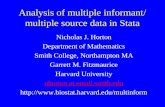 Analysis of multiple informant/ multiple source data in Stata