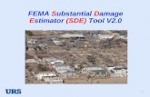 FEMA  S ubstantial D amage E stimator (SDE)  Tool V2.0