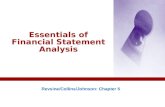 Essentials of Financial Statement Analysis