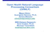 Open Health Natural Language Processing Consortium (OHNLP)