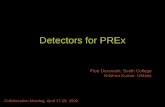 Detectors for PREx