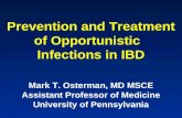 Prevention and Treatment of Opportunistic   Infections in IBD