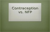Contraception vs. NFP