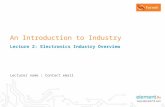 An Introduction to Industry