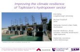 Improving the climate resilience  of Tajikistan’s hydropower sector