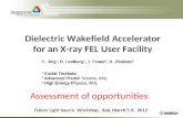 Dielectric Wakefield Accelerator for an X-ray FEL User Facility