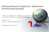 Mining Behavior Graphs for “Backtrace” of Noncrashing Bugs