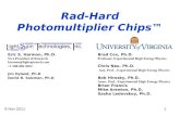 Rad-Hard Photomultiplier Chips™