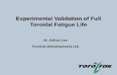 Experimental Validation of Full Toroidal Fatigue Life