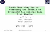 Earth Observing System:  Measuring the Benefit of Internet2 for Science Data Distribution