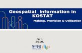 Geospatial  Information in KOSTAT Making, Provision & Utilization