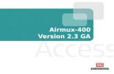 Airmux-400 Version 2.3 GA