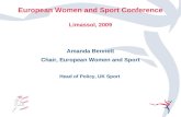 European Women and Sport Conference Limassol, 2009