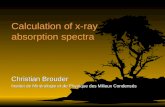 Calculation of x-ray absorption spectra