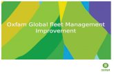 Oxfam Global fleet Management Improvement