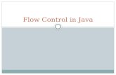 Flow Control in Java