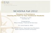 NCASFAA Fall 2012
