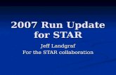 2007 Run Update for STAR