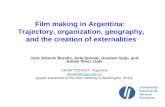 Film making in Argentina:  Trajectory, organization, geography, and the creation of externalities