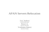 APAN Servers Relocation