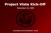 Project Vista Kick-Off