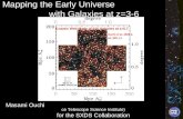 Mapping the Early Universe                             with Galaxies at z=3-6