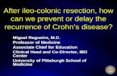 After ileo-colonic resection, how can we prevent or delay the recurrence of Crohn’s disease?