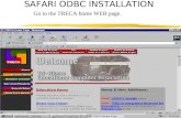 SAFARI ODBC INSTALLATION