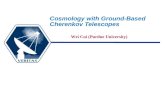 Cosmology with Ground-Based Cherenkov Telescopes