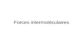 Forces intermoléculaires