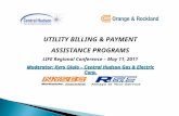 UTILITY BILLING & PAYMENT ASSISTANCE PROGRAMS LIFE Regional Conference – May 11, 2011