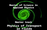 Master of Science in Applied Physics