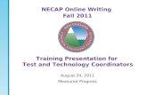 NECAP Online Writing  Fall 2011
