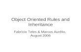 Object Oriented Rules and Inheritance