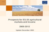 Prospects for EU-25 agricultural markets and income 2005-2012  Update December 2005
