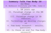 Summary Talk Few Body 18 Ivo Šlaus R. Bošković Institute and TUNL, Duke U niversity