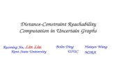 Distance-Constraint Reachability Computation in Uncertain Graphs